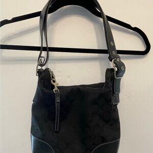 Black Coach Shoulder Bag